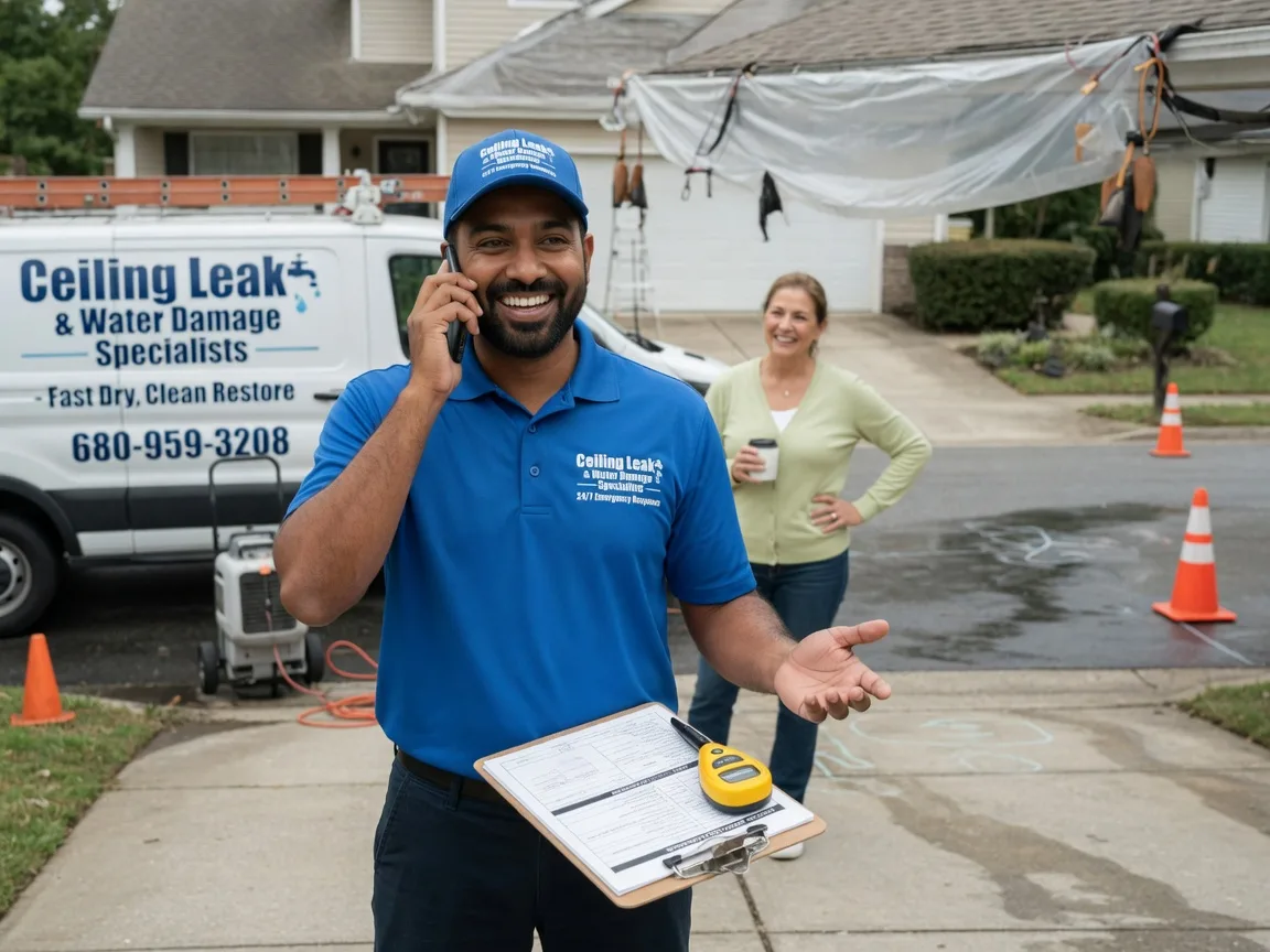 Ceiling Leak Cleanup Tenants Harbor, ME FAQs